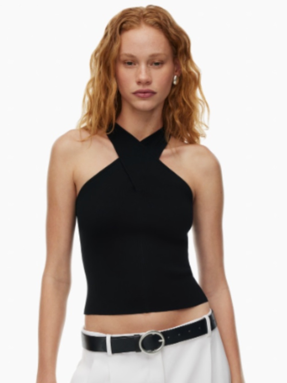 Babaton/Aritzia Chocolate Brown Top